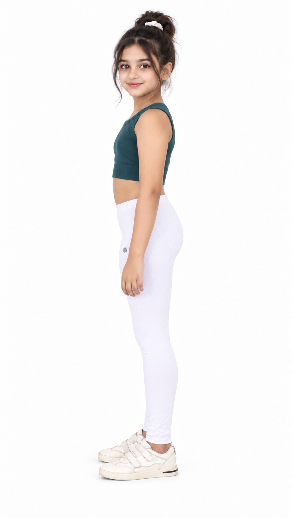 Kid Girls Ankle Length Leggings Very Soft And Comfortable Fabric