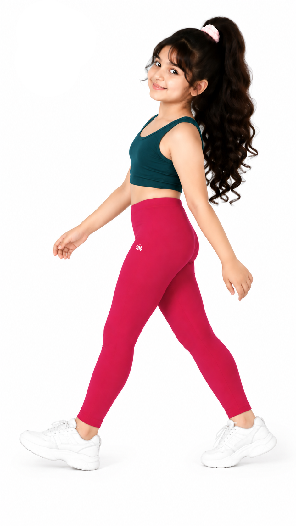 Kid Girls Ankle Length Leggings Very Soft And Comfortable Fabric
