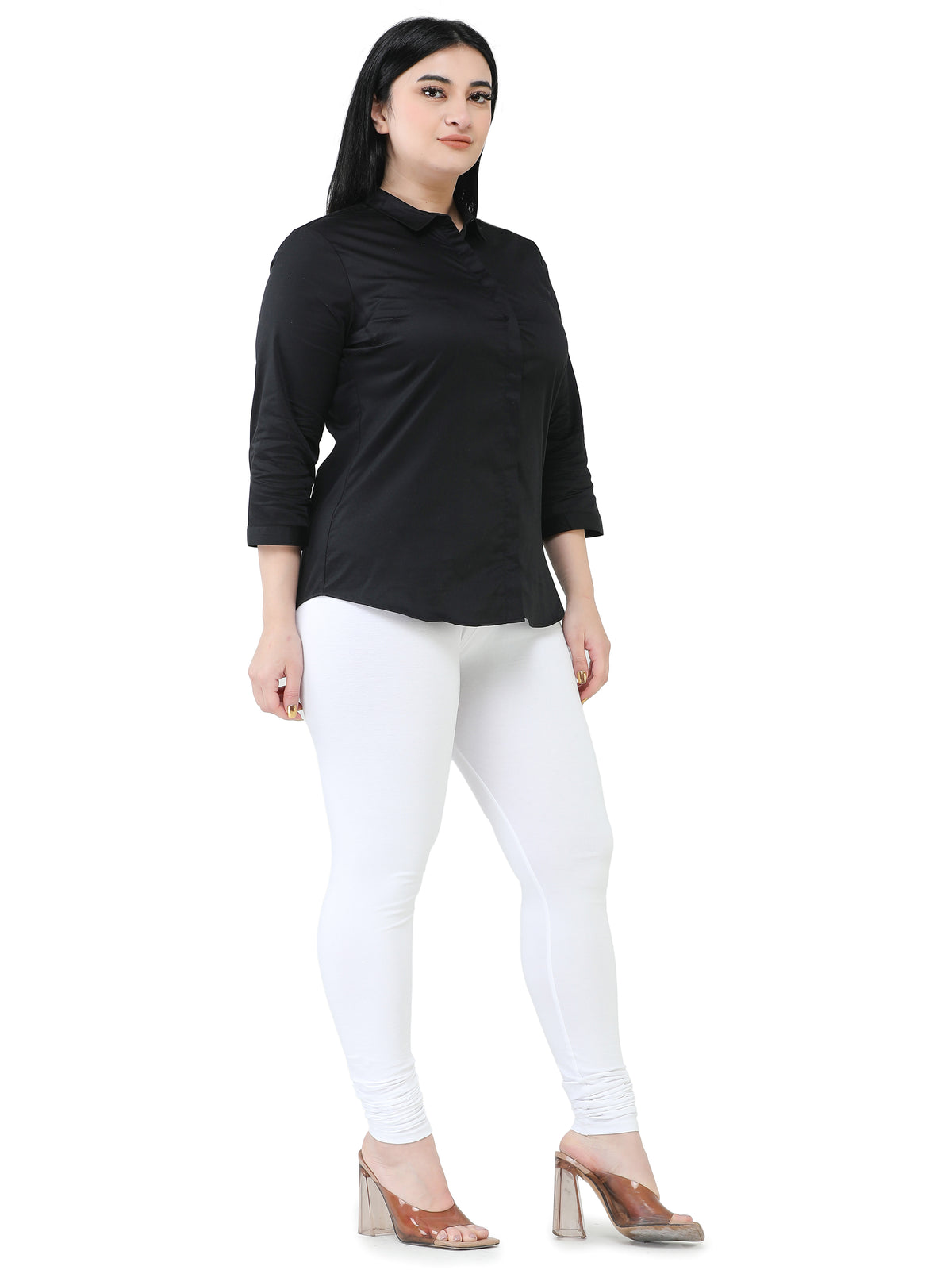 Churidar Leggings Colour No- 01 - White Colour