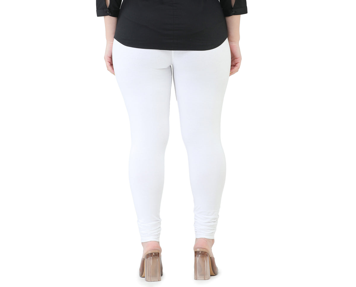 Churidar Leggings Colour No- 01 - White Colour
