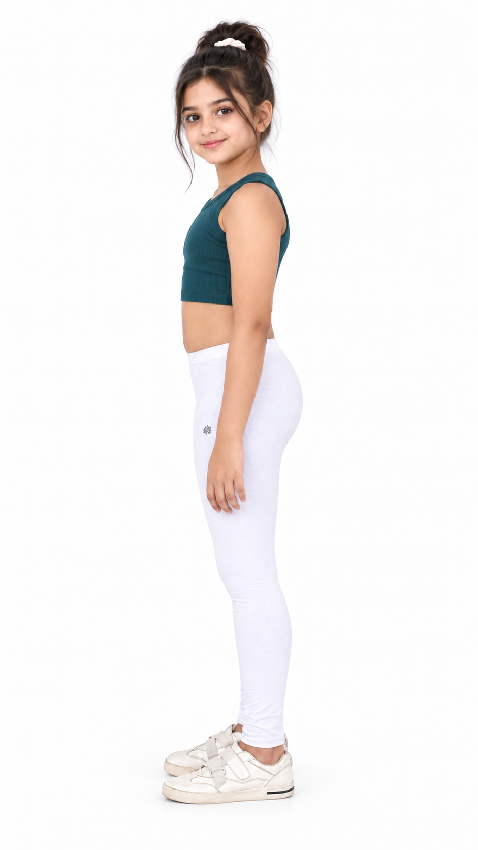 Kid Girls Ankle Length Leggings Very Soft And Comfortable Fabric