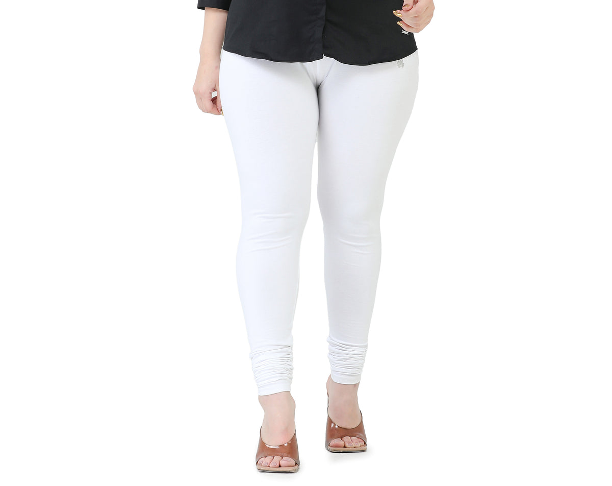 Churidar Leggings Colour No- 01 - White Colour