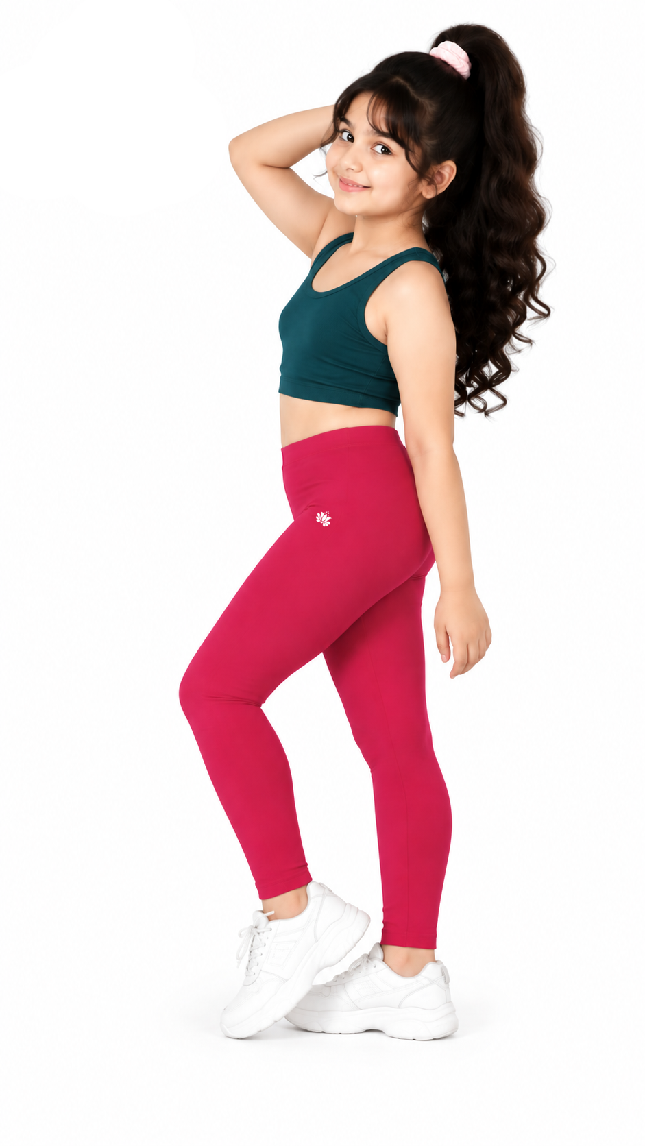 Kid Girls Ankle Length Leggings Very Soft And Comfortable Fabric