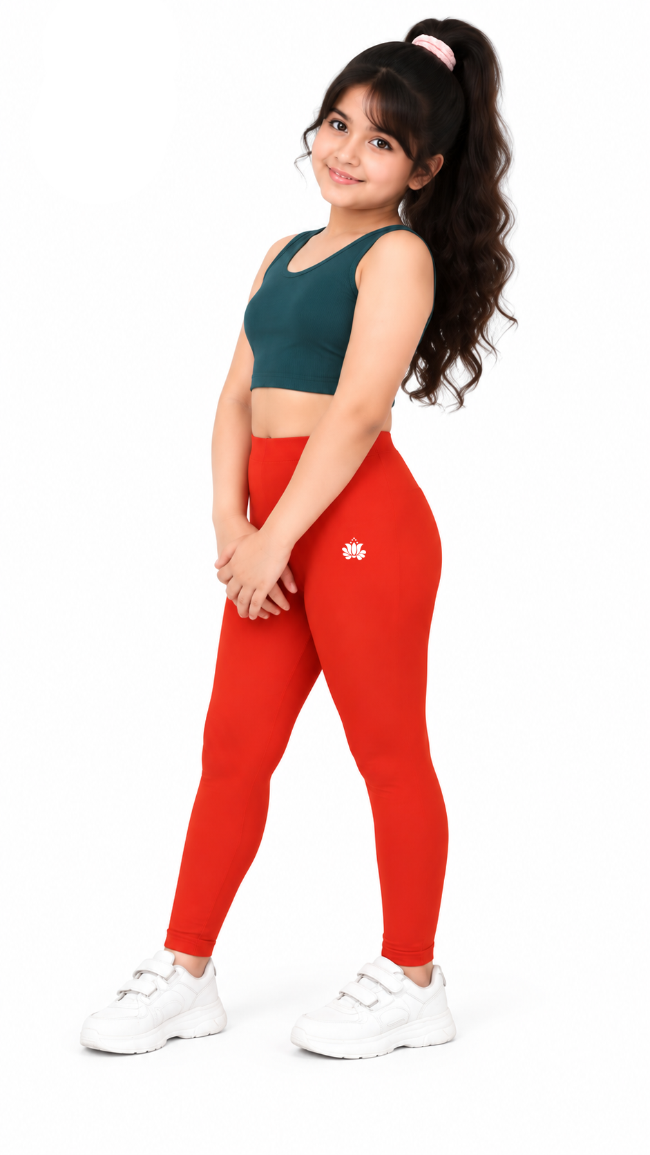 Kid Girls Ankle Length Leggings Very Soft And Comfortable Fabric