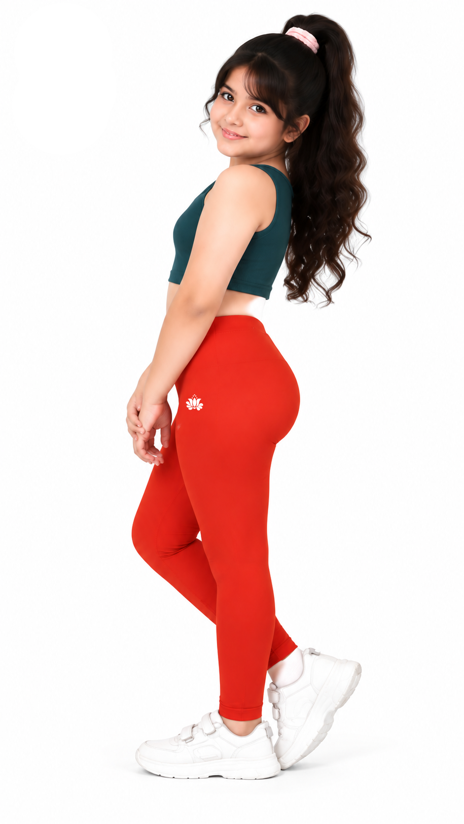 Kid Girls Ankle Length Leggings Very Soft And Comfortable Fabric